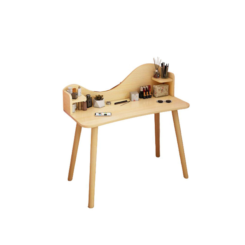 Contemporain 48,03 "Hauteur Cambrioleur en bois Miroir de maquillage Vanité