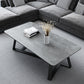 Frame 15.7" H 1 Single Cocktail Table Rectangular Slate Simple Coffee Table Clearhalo 'Coffee & Accent Tables' 'Coffee Tables' 'coffee_tables' 'furn' 'furn_coffee_tables' 'Furniture' 'Living Room Furniture' 6289823