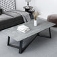Frame 15.7" H 1 Single Cocktail Table Rectangular Slate Simple Coffee Table Clearhalo 'Coffee & Accent Tables' 'Coffee Tables' 'coffee_tables' 'furn' 'furn_coffee_tables' 'Furniture' 'Living Room Furniture' 6289826