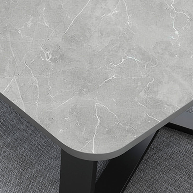 Frame 15.7" H 1 Single Cocktail Table Rectangular Slate Simple Coffee Table Clearhalo 'Coffee & Accent Tables' 'Coffee Tables' 'coffee_tables' 'furn' 'furn_coffee_tables' 'Furniture' 'Living Room Furniture' 6289828