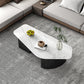 2 - Drawer Irregular Slate Coffee Table 15.7" H 1 Single Coffee Cocktail Table Clearhalo 'Coffee & Accent Tables' 'Coffee Tables' 'coffee_tables' 'furn' 'furn_coffee_tables' 'Furniture' 'Living Room Furniture' 6289840