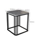 Square Nesting Coffee Table Set Slate Frame Coffee Cocktail Table with Drawer Clearhalo 'Coffee & Accent Tables' 'Coffee Tables' 'coffee_tables' 'furn' 'furn_coffee_tables' 'Furniture' 'Living Room Furniture' 6289885