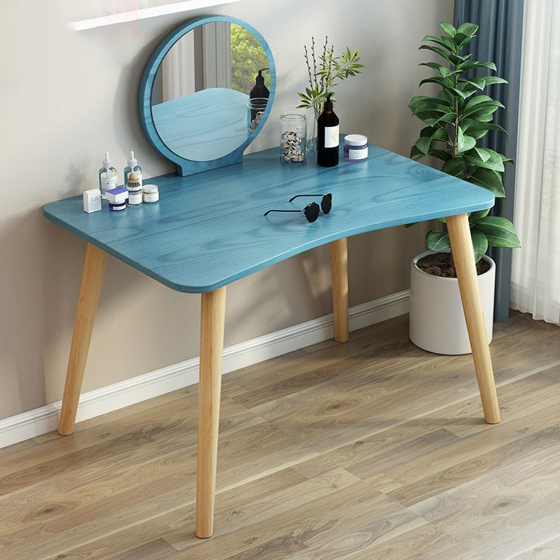 Scandinavo da 15,74 "da toeletta in legno largo vanità per trucco a specchio