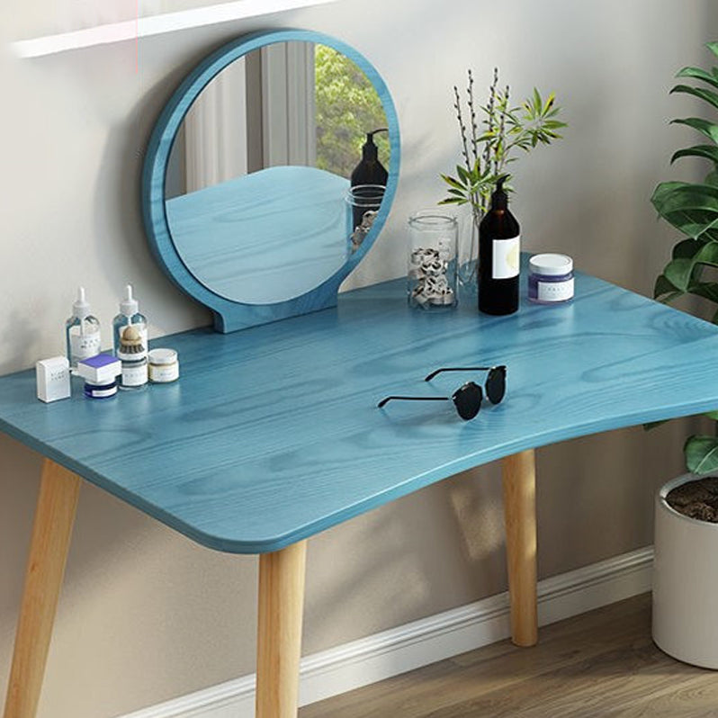 Scandinavo da 15,74 "da toeletta in legno largo vanità per trucco a specchio