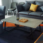 Rectangular Slate 1 Single Coffee Table 17.7-In High Frame Cocktail Table Clearhalo 'Coffee & Accent Tables' 'Coffee Tables' 'coffee_tables' 'furn' 'furn_coffee_tables' 'Furniture' 'Living Room Furniture' 6289906