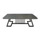 Rectangular Slate 1 Single Coffee Table 17.7-In High Frame Cocktail Table Clearhalo 'Coffee & Accent Tables' 'Coffee Tables' 'coffee_tables' 'furn' 'furn_coffee_tables' 'Furniture' 'Living Room Furniture' 6289908