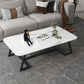 Rectangular Slate 1 Single Coffee Table 17.7-In High Frame Cocktail Table Clearhalo 'Coffee & Accent Tables' 'Coffee Tables' 'coffee_tables' 'furn' 'furn_coffee_tables' 'Furniture' 'Living Room Furniture' 6289910