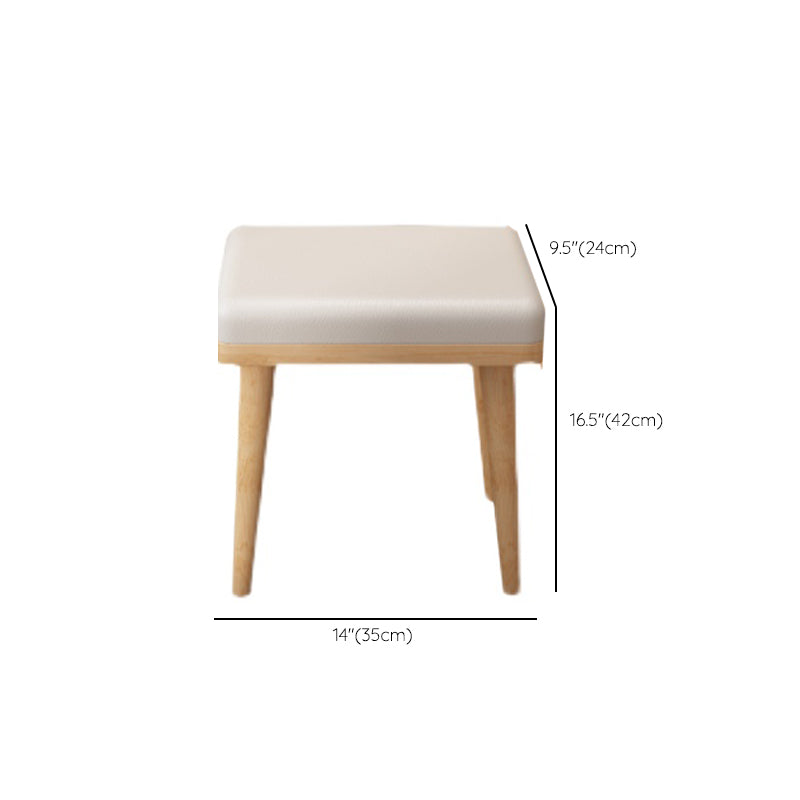 Modern 2-Drawers Solid Wood Dressing Table Mirror Makeup Table Clearhalo 'Bedroom Furniture' 'furn' 'furn_makeup_vanities' 'Furniture' 'Makeup Vanities' 'makeup_vanities' 6289935