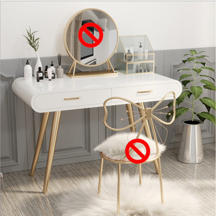 Glamstil 2-Züchter Holz Tisch Schminktisch Make-up Eitelkeit