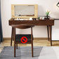 29.5 "H Flip-Top Vanity Set Desk ijdelheid met spiegel en lade