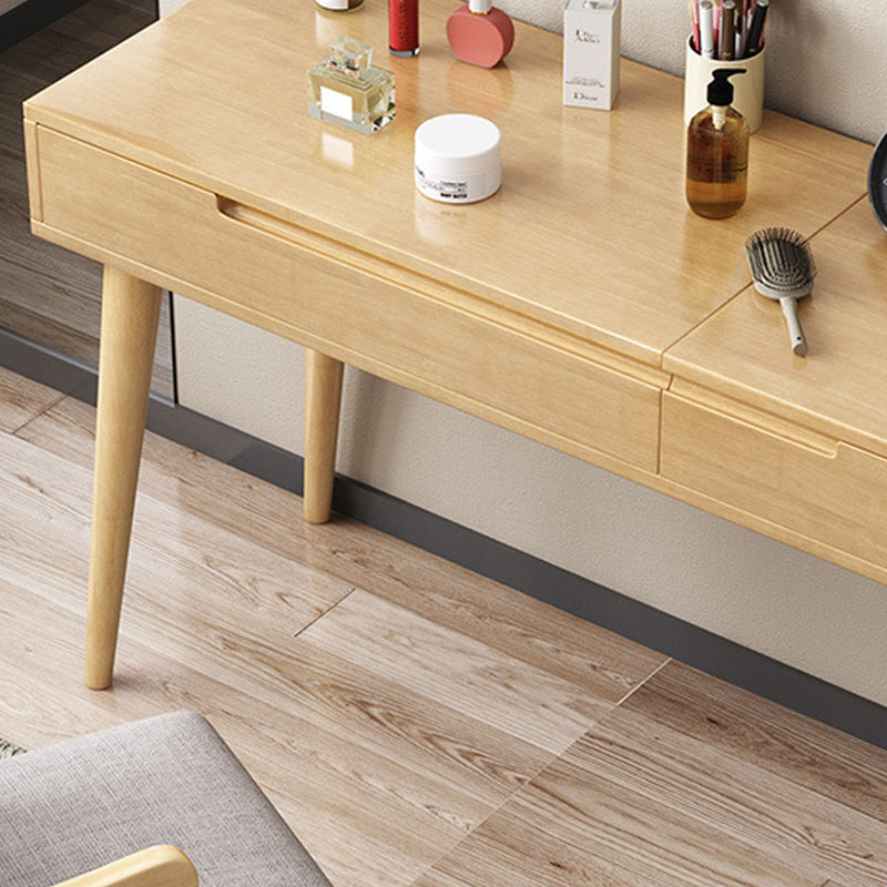 29.5 "H Flip-Top Vanity Set Desk ijdelheid met spiegel en lade