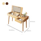 29.5 "H Flip-Top Vanity Set Desk ijdelheid met spiegel en lade