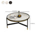 Round Slate 3 Legs Coffee Cocktail Table 2-Piece Coffee Table Set Clearhalo 'Coffee & Accent Tables' 'Coffee Tables' 'coffee_tables' 'furn' 'furn_coffee_tables' 'Furniture' 'Living Room Furniture' 6290023