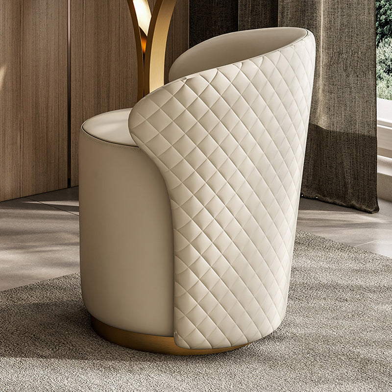 Slaapkamer make-up ijdelheid luxueuze stenen top dressoir met gewatteerde ontlasting