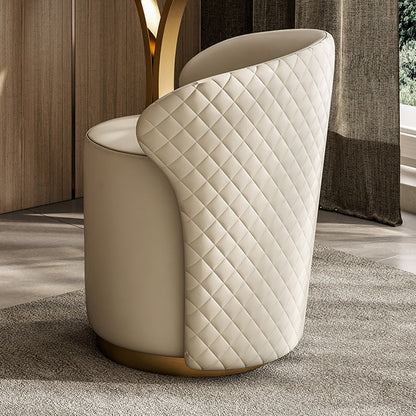 Slaapkamer make-up ijdelheid luxueuze stenen top dressoir met gewatteerde ontlasting