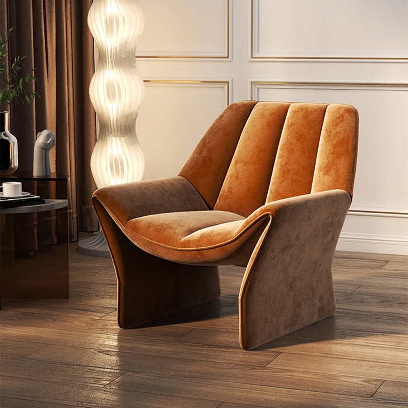 Upholstered Lounge Chair Armless Solid Color Chair with Cushion Clearhalo 'Accent Chairs' 'accent_chairs' 'Chairs & Seating' 'furn' 'furn_accent_chairs' 'Furniture' 'Living Room Furniture' 6290090