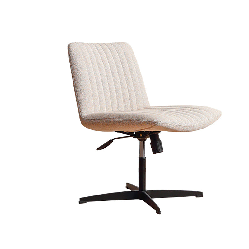 Office Swivel Lounge Chair Armless Solid Color Chair with Cushion Clearhalo 'Accent Chairs' 'accent_chairs' 'Chairs & Seating' 'furn' 'furn_accent_chairs' 'Furniture' 'Living Room Furniture' 6290121