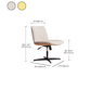 Office Swivel Lounge Chair Armless Solid Color Chair with Cushion Clearhalo 'Accent Chairs' 'accent_chairs' 'Chairs & Seating' 'furn' 'furn_accent_chairs' 'Furniture' 'Living Room Furniture' 6290128