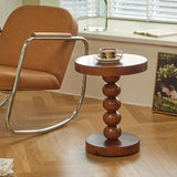 Round Solid Wood Side Table Scandinavian 20" Tall Pedestal End Table Clearhalo 'Coffee & Accent Tables' 'End & Side Tables' 'end_side_tables' 'furn' 'furn_end_side_tables' 'Furniture' 'Living Room Furniture' 6290242