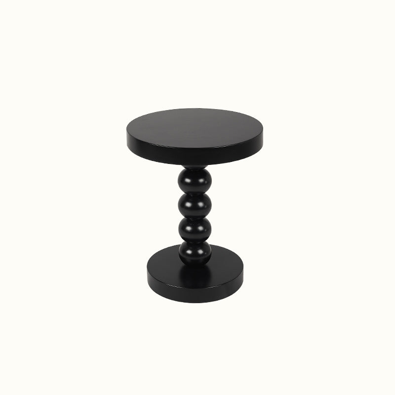Round Solid Wood Side Table Scandinavian 20" Tall Pedestal End Table Clearhalo 'Coffee & Accent Tables' 'End & Side Tables' 'end_side_tables' 'furn' 'furn_end_side_tables' 'Furniture' 'Living Room Furniture' 6290247