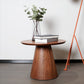 Contemporary Living Room Round Pedestal Solid Wood End Table Clearhalo 'Coffee & Accent Tables' 'End & Side Tables' 'end_side_tables' 'furn' 'furn_end_side_tables' 'Furniture' 'Living Room Furniture' 6290353
