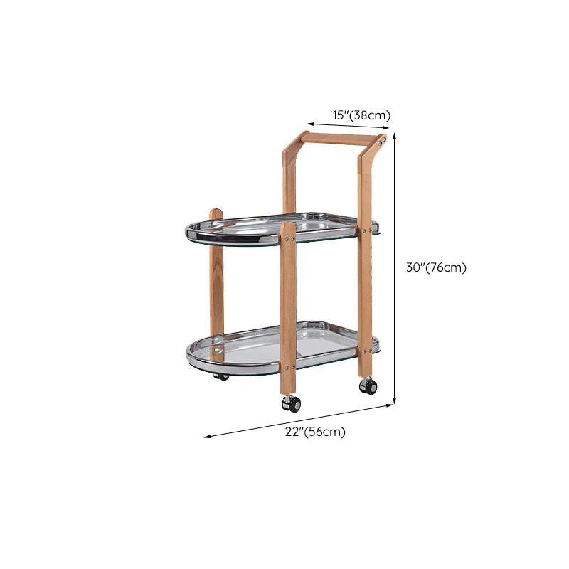 Mesa de deslizamiento de la parte superior de vidrio contemporánea Geométrica 4 patas laterales