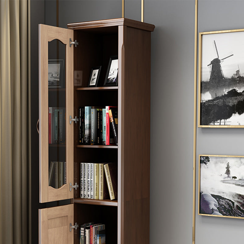 76.8 "高さ2-ドアアクセントキャビネット茶色の胸をパンした胸をパンした胸