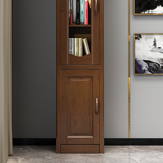 76.8 "高さ2-ドアアクセントキャビネット茶色の胸をパンした胸をパンした胸