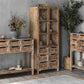 Industrial Distressed Wood Accent Cabinet in Brown with Drawers Clearhalo 'Cabinets & Chests' 'cabinets_chests' 'furn' 'furn_cabinets_chests' 'Furniture' 'Living Room Furniture' 6290554