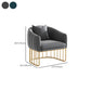 Contemporary Blue/Gray Sofa with Tuxedo Arm and Pillows for Apartment