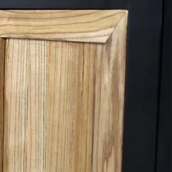 Legno in difficoltà 15,7 "D Accento Ironia industriale 2 - Cassa della porta con 2 cassetti