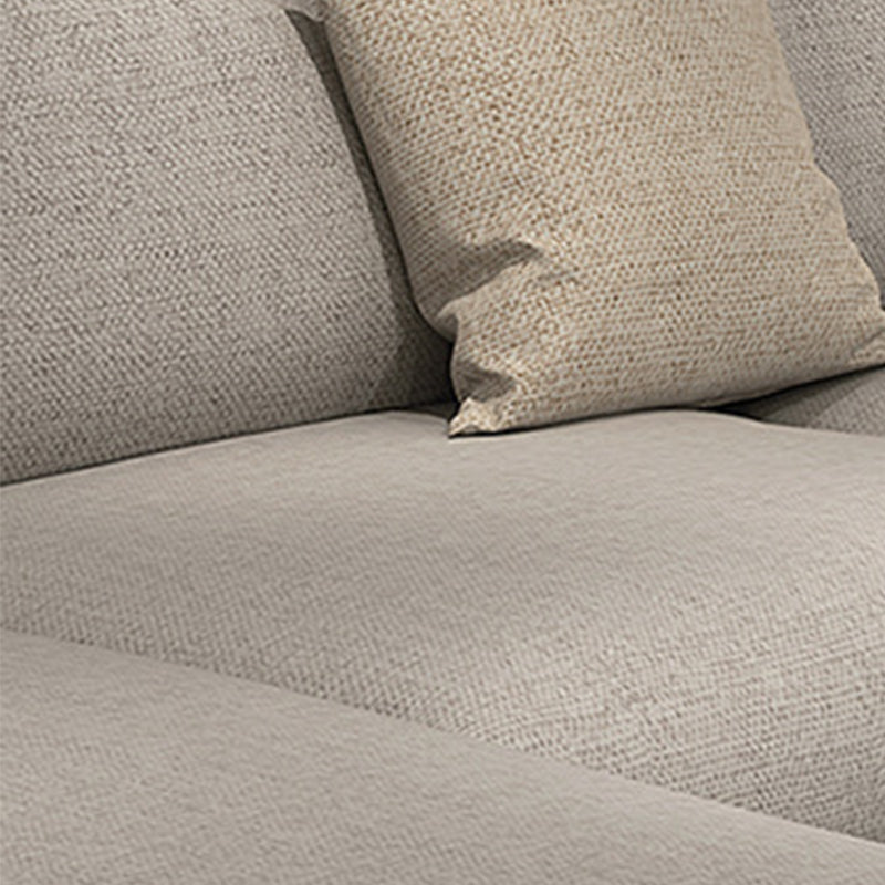 Trapuntato posteriore sezionale con cuscini di bolster sqaure sezionale