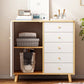 5 - Drawer 35.4" Tall Cabinet Modern 2 - Door Wooden Storage Cabinet