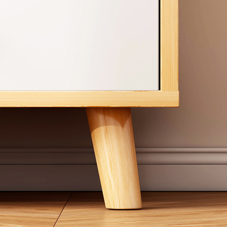 5 - Drawer 35.4" Tall Cabinet Modern 2 - Door Wooden Storage Cabinet