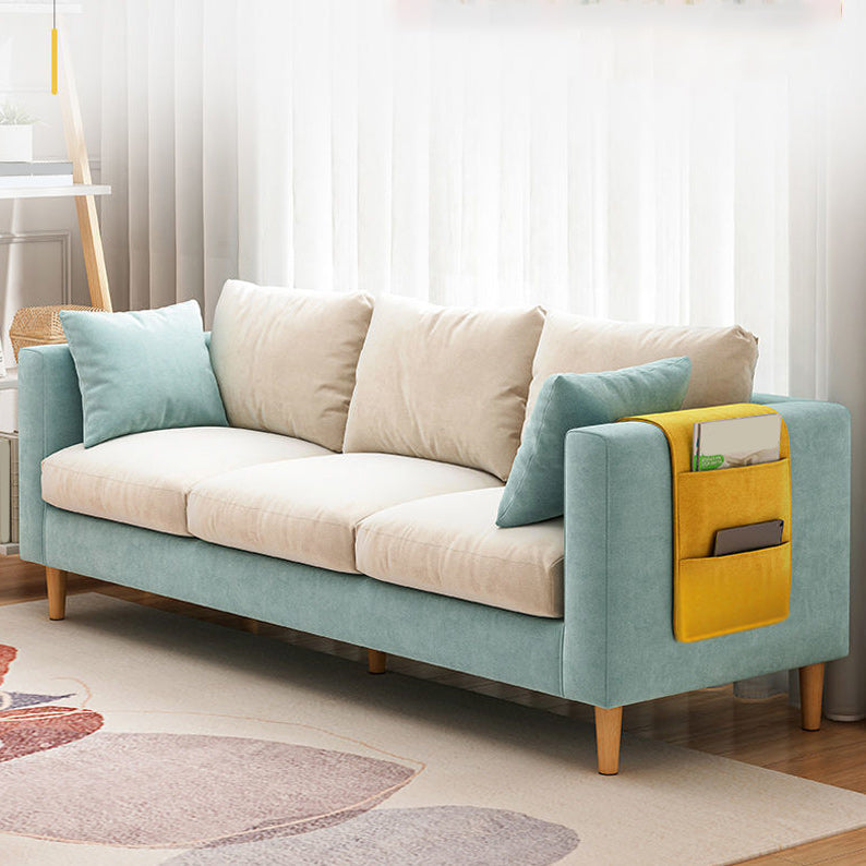 Zeitgenössischer 29,5 "H 3-Seterer Quadratarmofa für Wohnzimmer