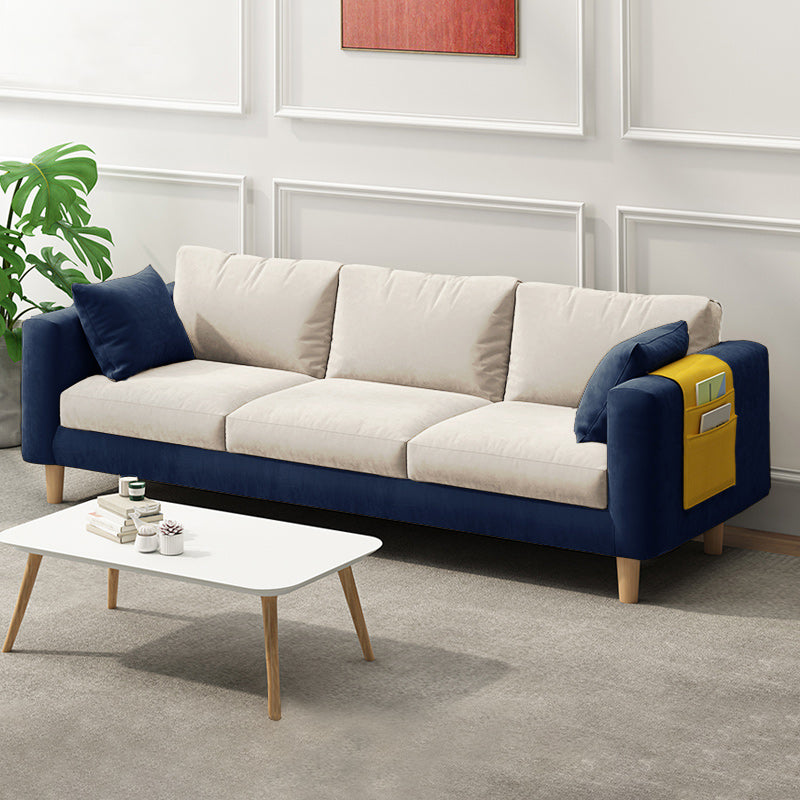 Zeitgenössischer 29,5 "H 3-Seterer Quadratarmofa für Wohnzimmer