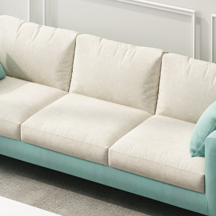 Zeitgenössischer 29,5 "H 3-Seterer Quadratarmofa für Wohnzimmer