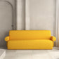 Contemporary Wool Sofa with Tight Back and Recessed Arm,35.43" W