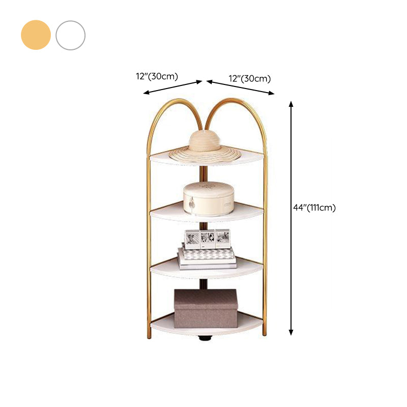 Modern Metal Shelf Bookcase Open Shelf Book Shelf for Living Room Clearhalo 'Bookcases' 'furn' 'furn_bookcases' 'Furniture' 'Office Furniture' 6291118