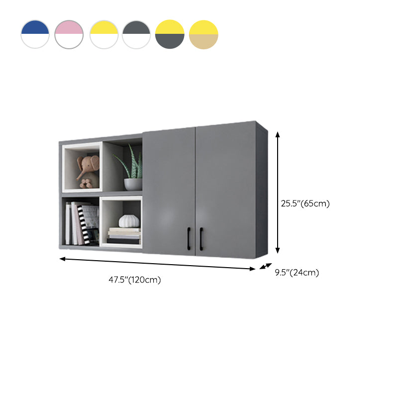 Modern Floating Bookshelf Wooden Wall Mounted Bookcase Shelves Included for Home Clearhalo 'Bookcases' 'furn' 'furn_bookcases' 'Furniture' 'Office Furniture' 6291234