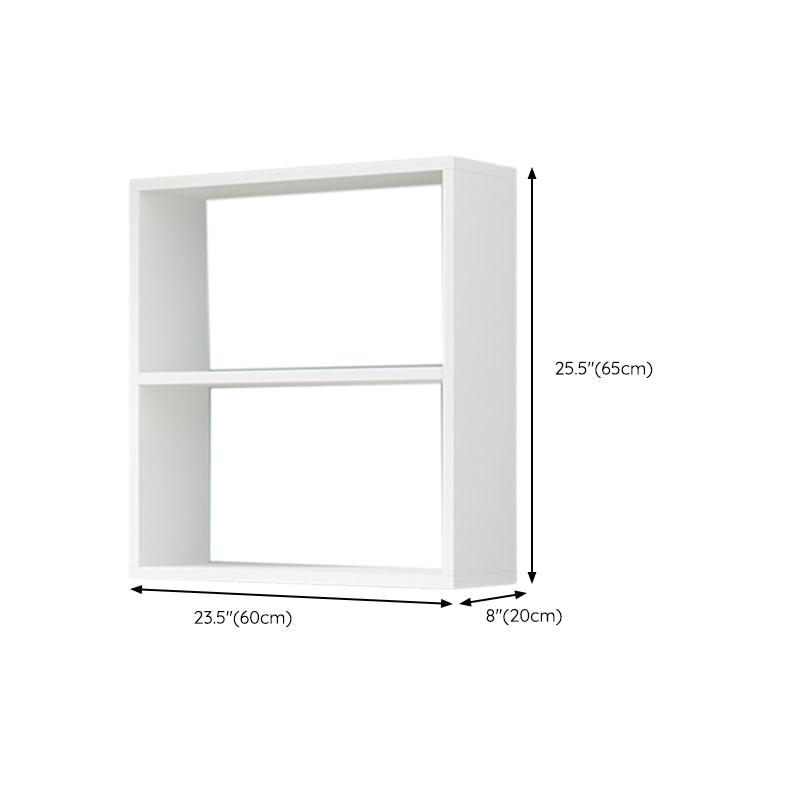 Estantes de madera de madera montadas en la pared modernas estantes abiertos flotantes incluidos estantes de libros para el hogar