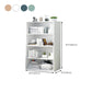 Closed Back Engineered Wood Shelf Bookcase Floor Contemporary Bookshelf with Shelves