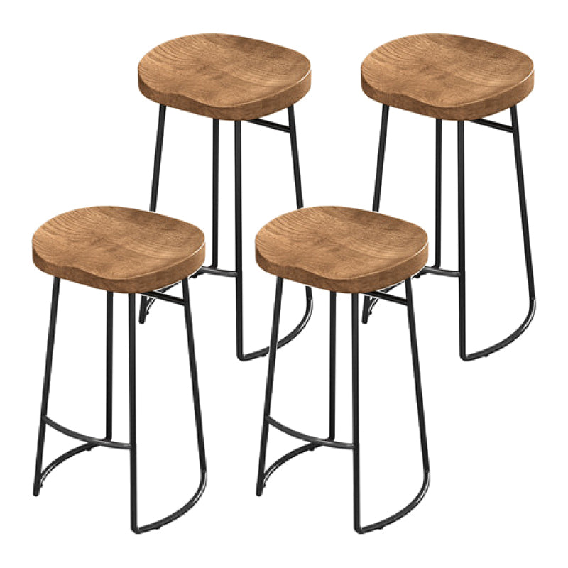 長方形のパブダイニングセット1/3/4ピースソリッドウッドバースツールとテーブルセット