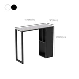 Bar Table Set 1/2/3 Stück Stein Rechteck Rechteck festes Bistro -Set