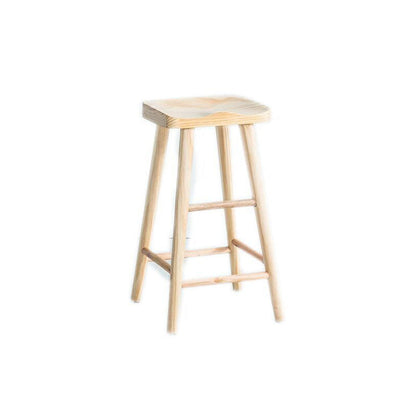 Industrial Bar Table Set 1/3 Pieces Solid Wood Bar Stool and Table Set