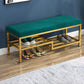 13.8" Wide Modern Seating Bench Rectangle Solid Color Entryway Bench with Storage 31.5"L x 14"W x 20"H Green Clearhalo 'Benches' 'Chairs & Seating' 'furn' 'furn_benches' 'Furniture' 'Living Room Furniture' 6291780