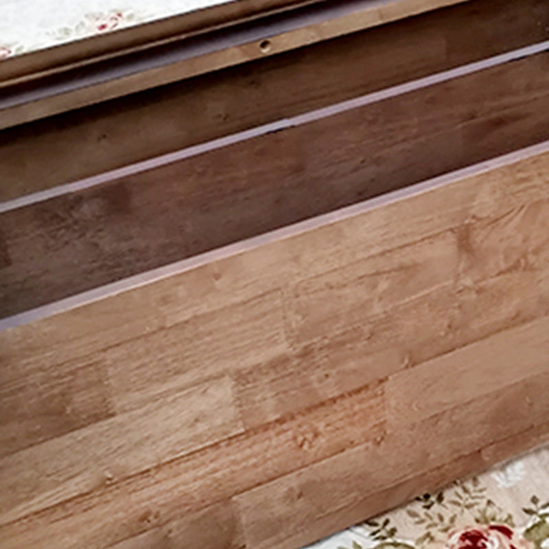 Banca in legno di gomma moderna rettangolo da 14 "panca larga