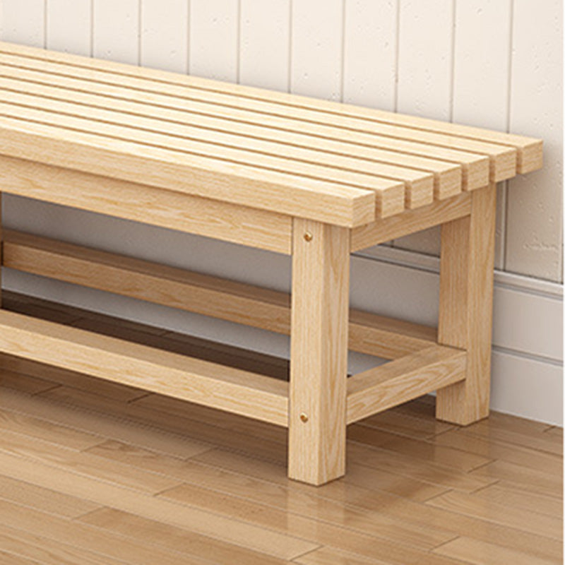 15.7" Wide Modern Entryway and Bedroom Bench Wood Bench with Legs Clearhalo 'Benches' 'Chairs & Seating' 'furn' 'furn_benches' 'Furniture' 'Living Room Furniture' 6291834