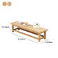 15.7" Wide Modern Entryway and Bedroom Bench Wood Bench with Legs Clearhalo 'Benches' 'Chairs & Seating' 'furn' 'furn_benches' 'Furniture' 'Living Room Furniture' 6291848