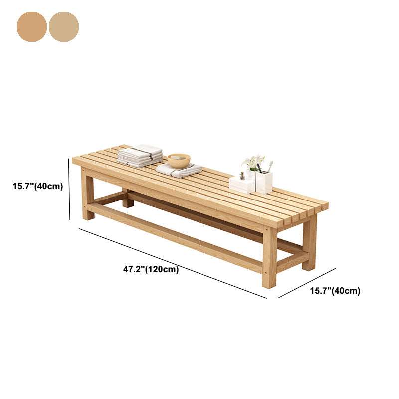 15.7" Wide Modern Entryway and Bedroom Bench Wood Bench with Legs Clearhalo 'Benches' 'Chairs & Seating' 'furn' 'furn_benches' 'Furniture' 'Living Room Furniture' 6291851